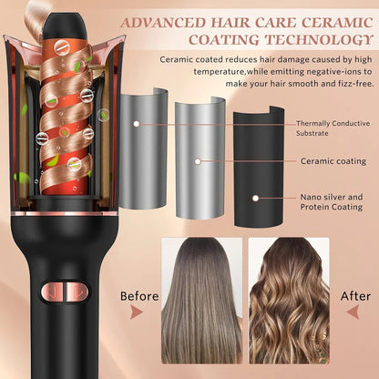 SpinNGlow Automatic Hair Curler